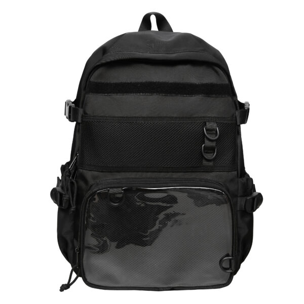 Fashion Waterproof Transparent Nylon Travel Student Backpack the Backpack Can Be Used As a Detachable Two-piece Set