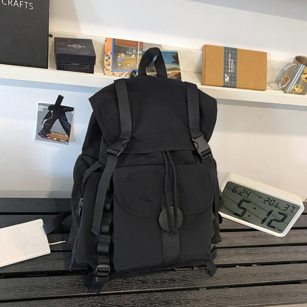 Large Capacity Lightweight Laptop Backpack for Women Men Outdoor Sports Hiking Bag Nylon Soft for Student School Use Travel