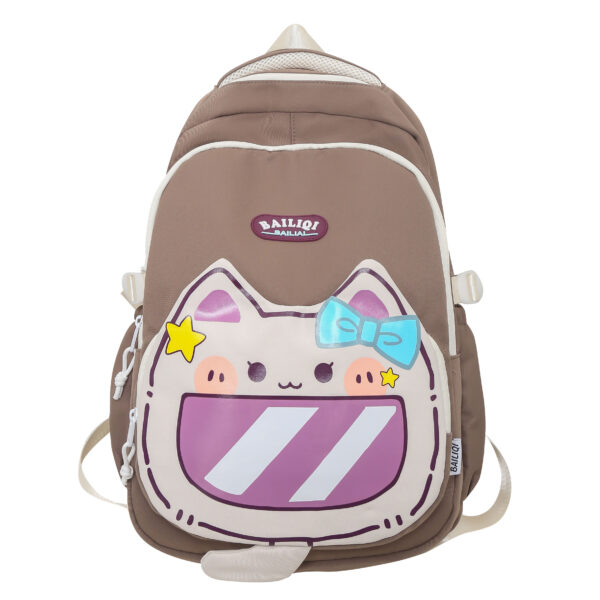 2024 New Cat Design Backpack for Girls Customized Backpack for School Students