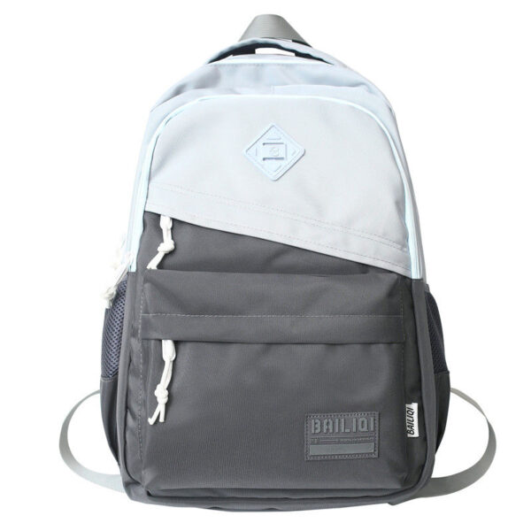 Fashion Color Simple School High School Students Backpack Outdoor Leisure Sports Travel Backpack