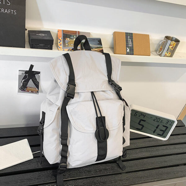 Large Capacity Lightweight Laptop Backpack for Women Men Outdoor Sports Hiking Bag Nylon Soft for Student School Use Travel