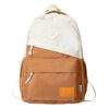 Fashion Color Simple School High School Students Backpack Outdoor Leisure Sports Travel Backpack