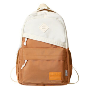 Fashion Color Simple School High School Students Backpack Outdoor Leisure Sports Travel Backpack