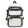 Multi-functional Large Capacity Student Backpack Backpack Canvas Travel Bag Two-piece Set Detachable Crossbody Bag
