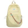 2025 New Best Selling Solid Color Detachable Dualuse PVC Transparent Window Pocket Girls Backpack for School Travel Outting