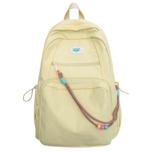 2025 New Best Selling Solid Color Detachable Dualuse PVC Transparent Window Pocket Girls Backpack for School Travel Outting