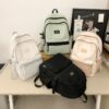 Wholesale Fashion Schoolbag Nylon Junior Casual Laptop Backpack for Girls High Capacity College Backpack